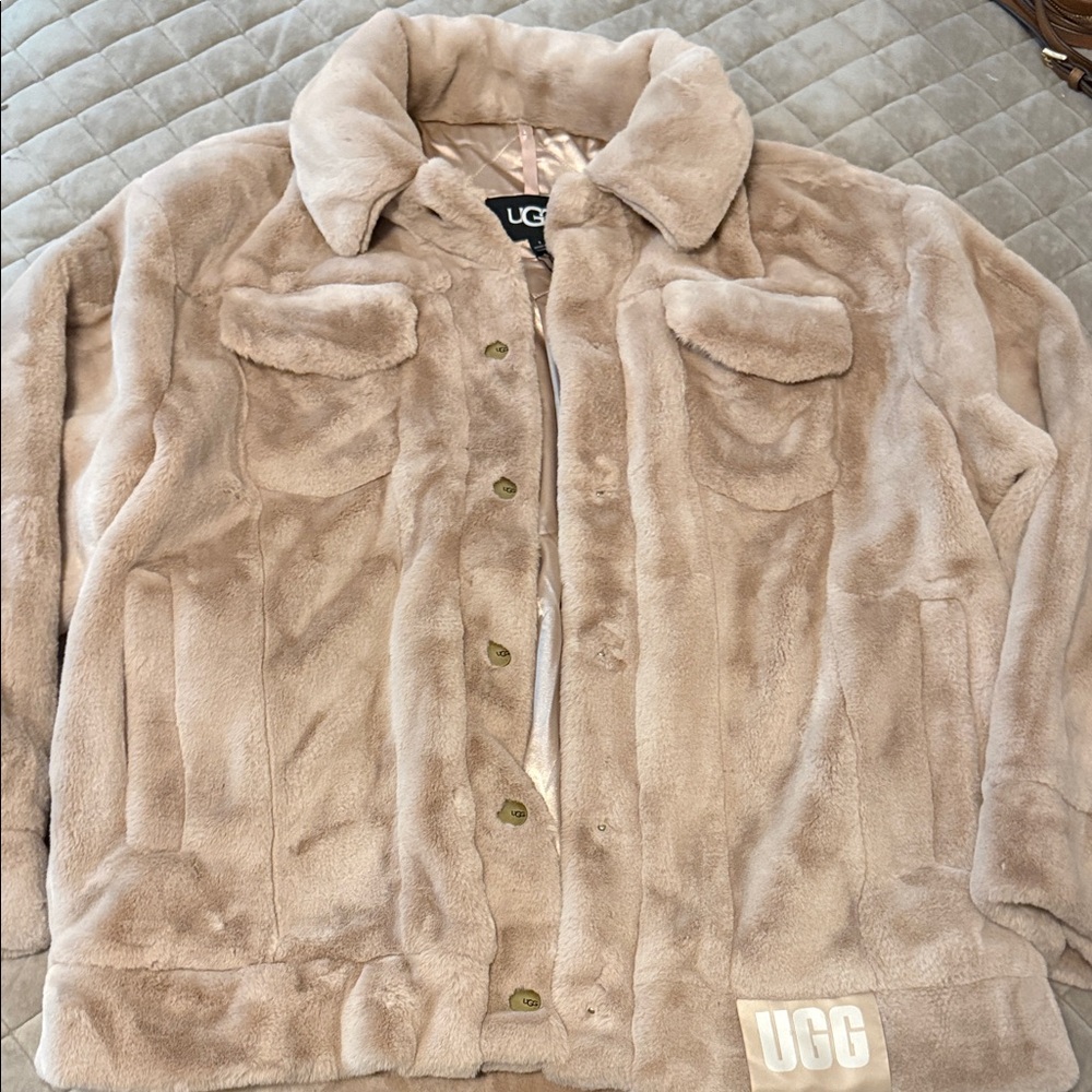 UGG Women's Cream Teddy Jacket